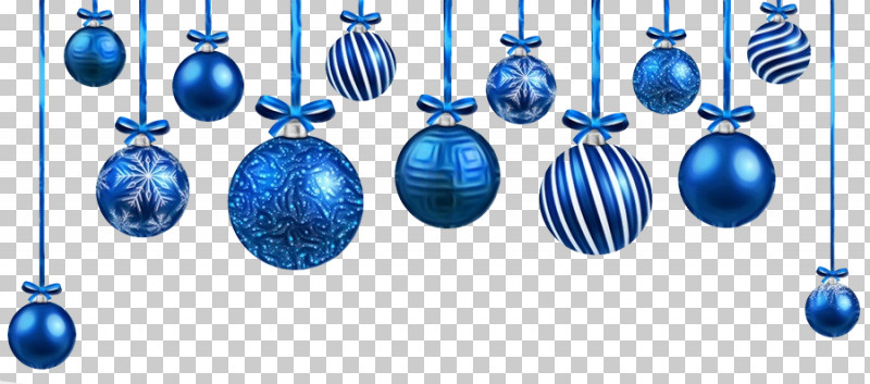 Christmas Ornament PNG, Clipart, Bead, Christmas Day, Christmas Ornament, Cobalt, Cobalt Blue Free PNG Download