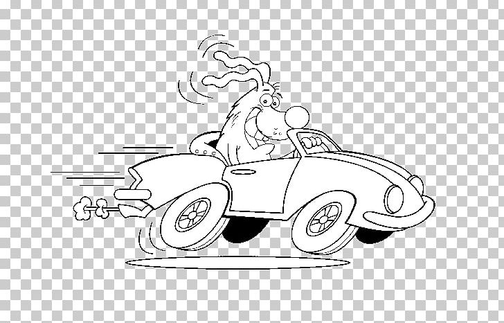Sports Car Dog Graphics PNG, Clipart, Artwork, Automotive Design, Black And White, Car, Cartoon Free PNG Download