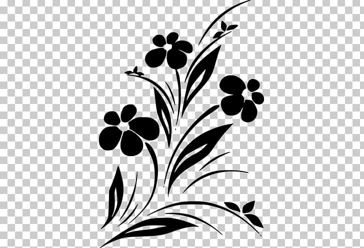 Floral Design Flower PNG, Clipart, Art, Black, Black And White, Blossom, Branch Free PNG Download