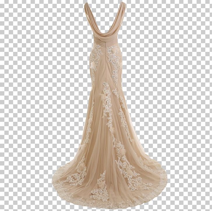 Wedding Dress Evening Gown Neckline PNG, Clipart, Ball Gown, Beige, Bridal Clothing, Bridal Party Dress, Bride Free PNG Download