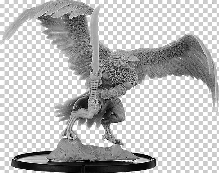 Hrókr Figurine Miniature Figure Collecting CMON Limited PNG, Clipart, Animal, Beak, Bird, Bird Of Prey, Black And White Free PNG Download