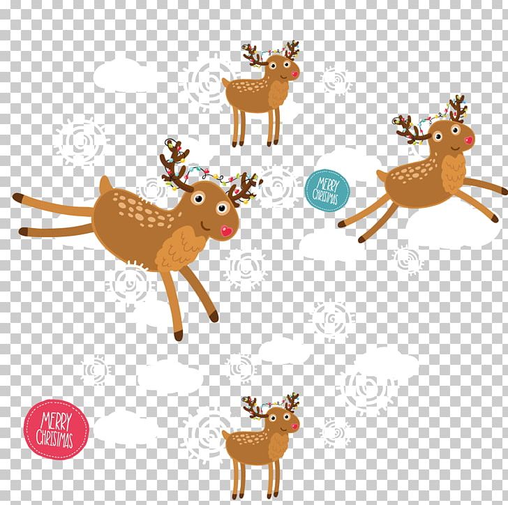 Reindeer Christmas PNG, Clipart, Background Vector, Cartoon, Christmas Card, Christmas Decoration, Christmas Frame Free PNG Download