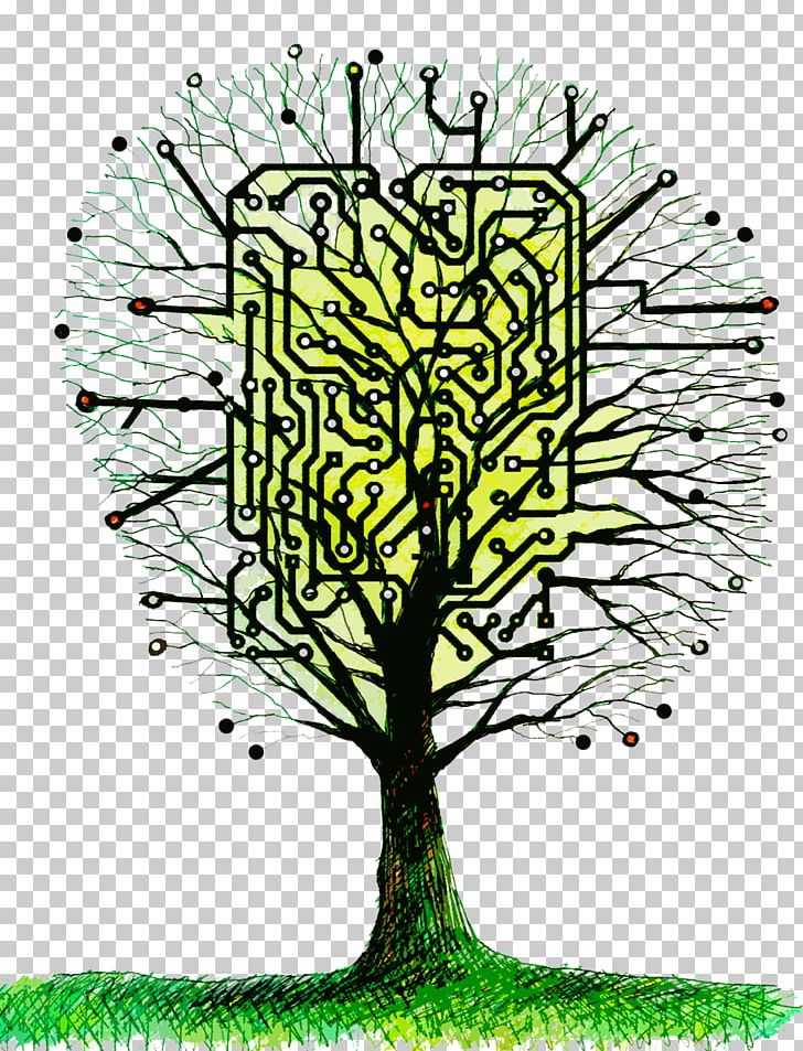 Electronic Circuit Technology Tree PNG, Clipart, Art, Branch, Christmas Tree, Circuit Vector, Connection Free PNG Download