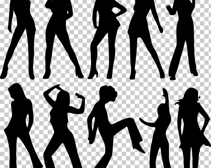 Silhouette Woman PNG, Clipart, Animals, Arm, Art, Black And White, Choreography Free PNG Download