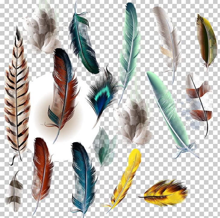 Bird Feather Watercolor Painting Illustration PNG, Clipart, Animal, Animals, Art, Bird Hair, Christmas Decoration Free PNG Download