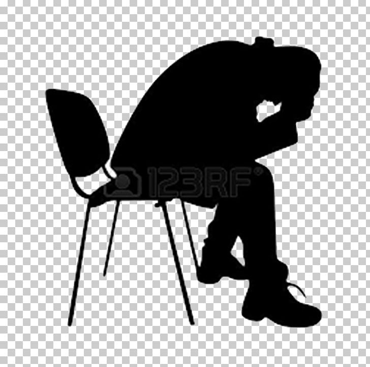 Depression Computer Icons Sadness PNG, Clipart, Black, Black And White, Chair, Clip Art, Computer Icons Free PNG Download
