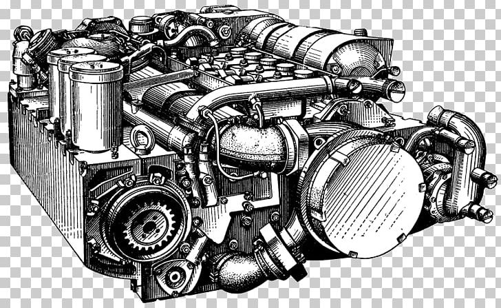 Diesel Engine Car Two-stroke Engine D-144 PNG, Clipart, Automotive Engine Part, Auto Part, Black And White, Car, Cylinder Free PNG Download