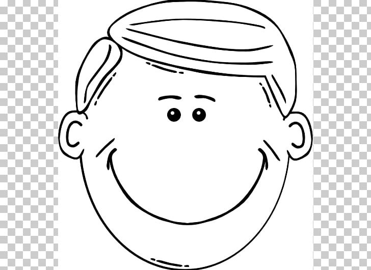 father face clipart black and white