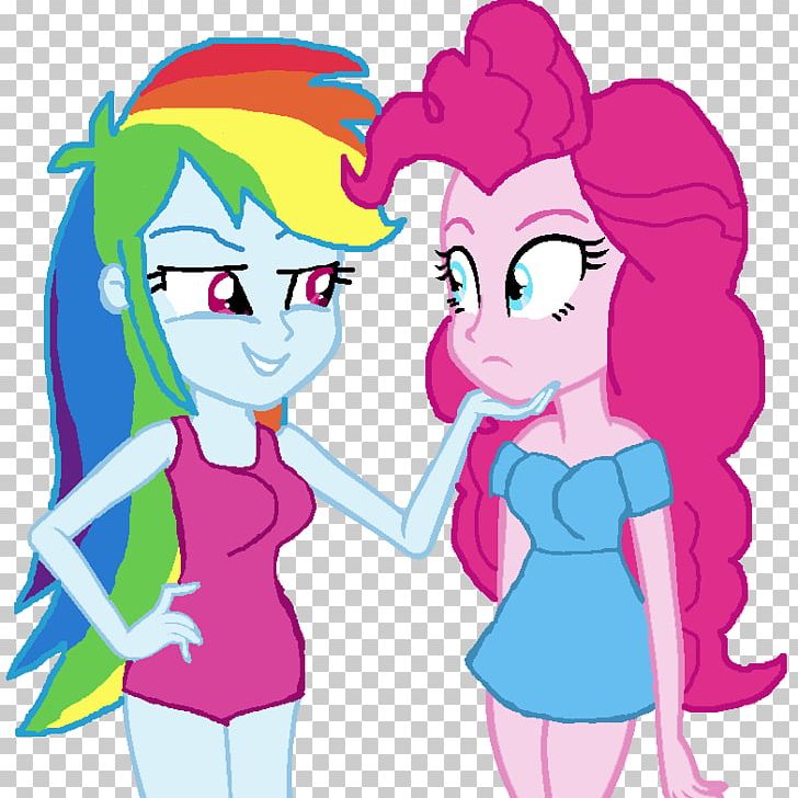 Rainbow Dash Pinkie Pie Flirting Female Pony PNG, Clipart, Cartoon, Child, Conversation, Cutie Mark Crusaders, Equestria Free PNG Download