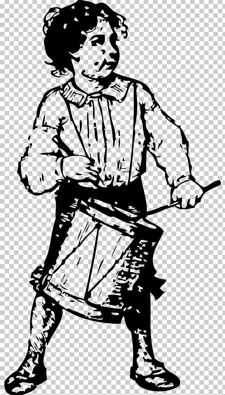 The Little Drummer Boy PNG, Clipart, Artwork, Black, Black And White, Boy, Cartoon Free PNG Download