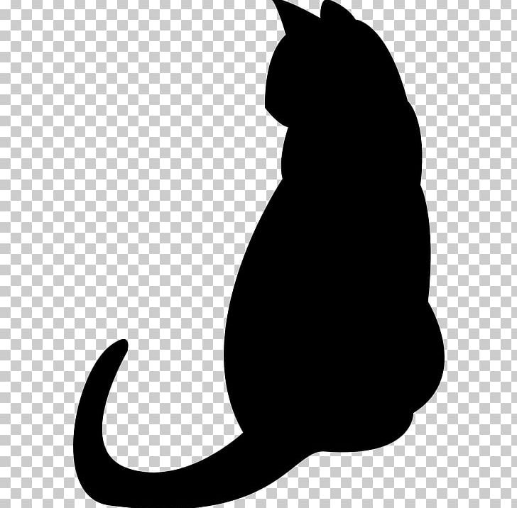 Cat Kitten Silhouette PNG, Clipart, Animals, Black, Black And White, Black Cat, Black Lab Free PNG Download