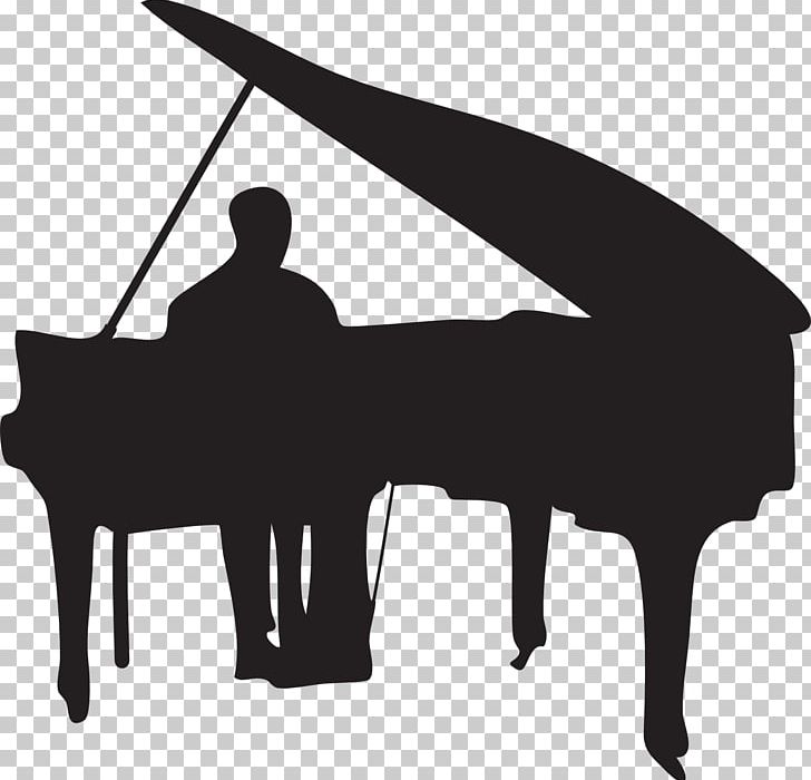 Grand Piano Player Piano Jazz Piano PNG, Clipart, Black And White, Cattle Like Mammal, Drawing, Furniture, Grand Piano Free PNG Download