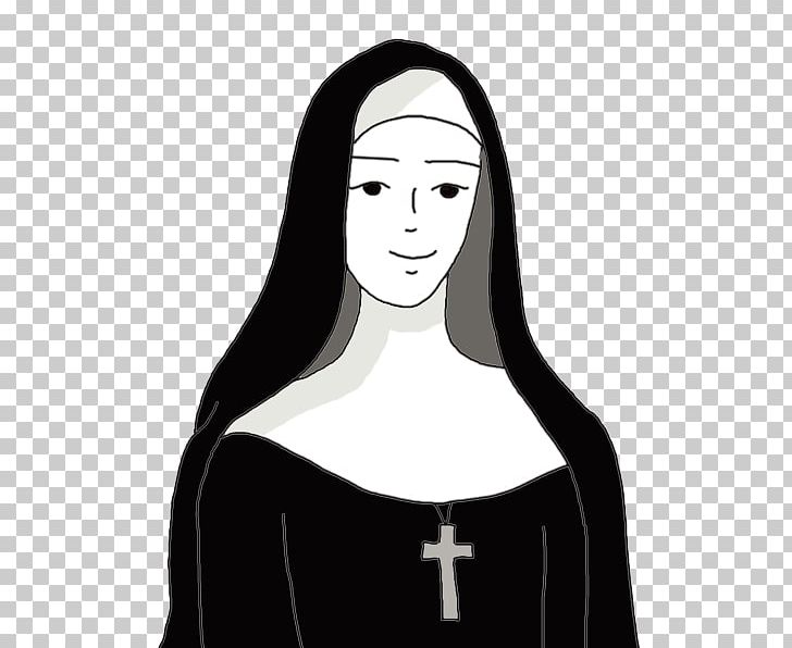 Abbess Nun Religious Habit Dream Dictionary PNG, Clipart, Abbess, Black, Black And White, Black Hair, Dictionary Free PNG Download