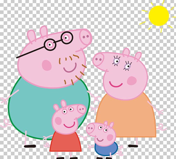 Daddy Pig Mummy Pig Domestic Pig Television Show Family PNG, Clipart, Animals, Cartoon, Cartoon Pig, Child, Childrens Television Series Free PNG Download