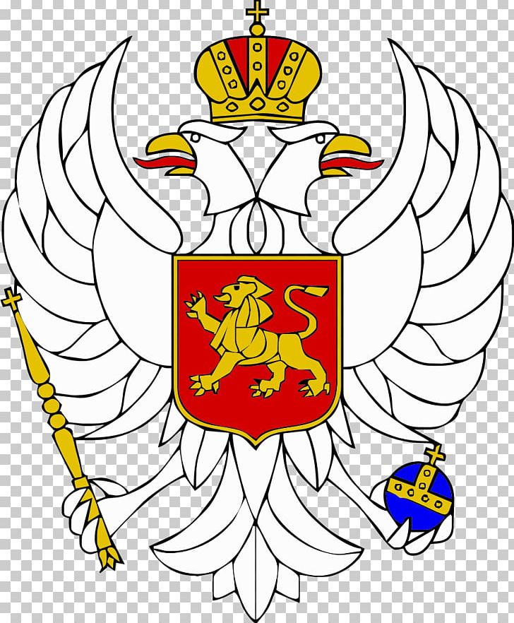 Republic Of Montenegro Kingdom Of Montenegro Serbia And Montenegro PNG, Clipart, Art, Artwork, Beak, Black And White, Coat Of Arms Free PNG Download