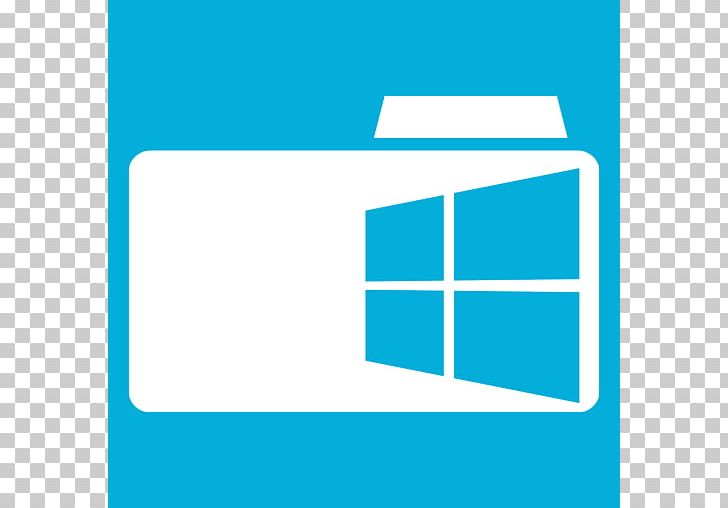 Computer Icons Windows 8 Directory Microsoft Windows PNG, Clipart, Angle, Area, Azure, Blue, Brand Free PNG Download