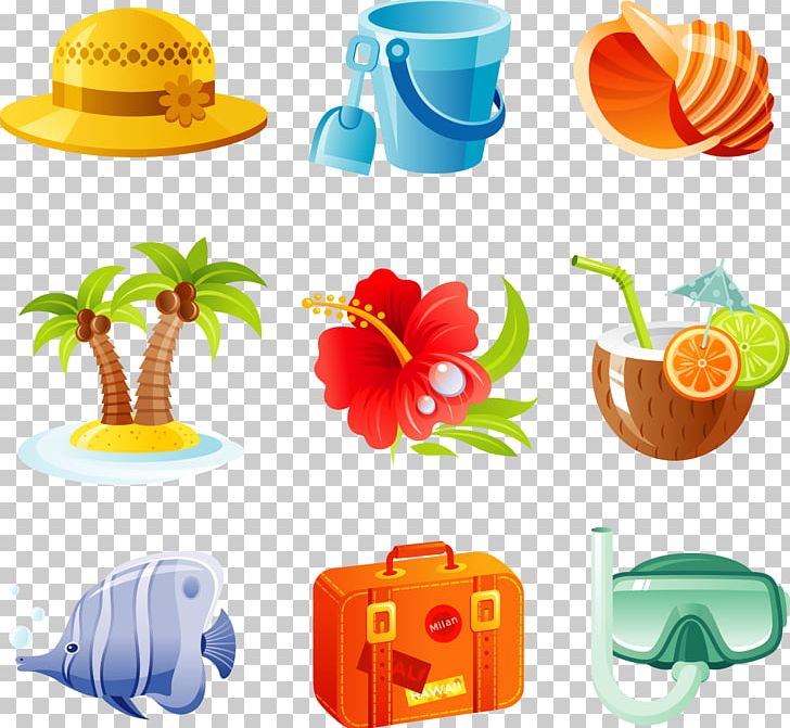 Seaside Resort Icon PNG, Clipart, Beach, Bucket, Chef Hat, Christmas Hat, Clothing Free PNG Download