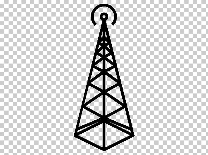 Telecommunications Tower Radio PNG, Clipart, Aerials, Amateur Radio, Angle, Black And White, Body Jewelry Free PNG Download