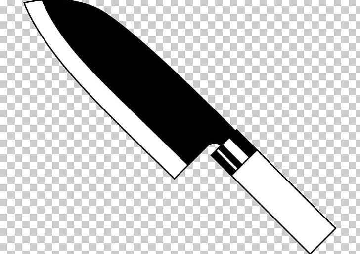Kitchen Knife Chefs Knife Throwing Knife PNG, Clipart, Angle, Black, Black And White, Blade, Butcher Knife Free PNG Download