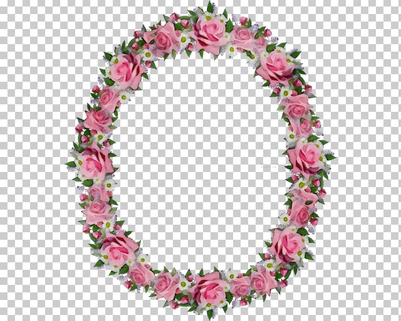 Lei Pink Cut Flowers Plant Wreath PNG, Clipart, Cut Flowers, Flower, Lei, Paint, Pink Free PNG Download