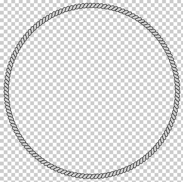 Rope Circle PNG, Clipart, Black And White, Body Jewelry, Border, Braid, Chain Free PNG Download