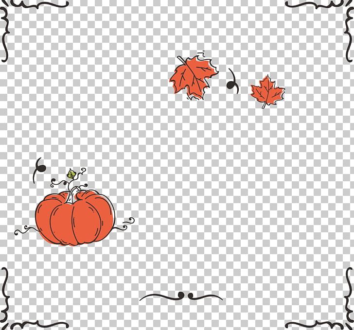 Calabaza Pumpkin Autumn PNG, Clipart, Autumn, Border, Border Frame, Border Vector, Branch Free PNG Download