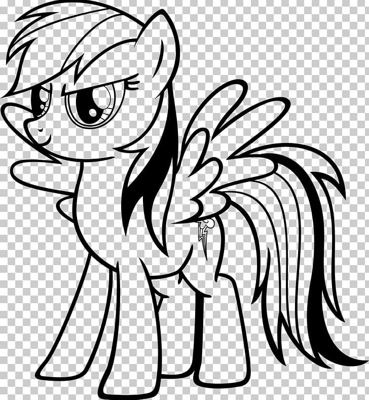 Rainbow Dash My Little Pony Rarity Coloring Book PNG, Clipart, Artwork, Black, Blue, Cartoon, Color Free PNG Download