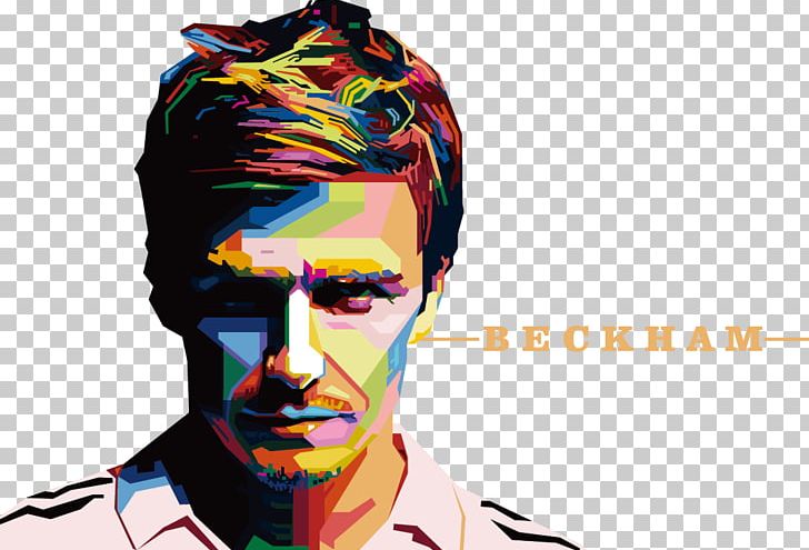 David Beckham Portrait Art PNG, Clipart, Avatar Vector, Beckham, Celebrity, Color, Colorful Background Free PNG Download
