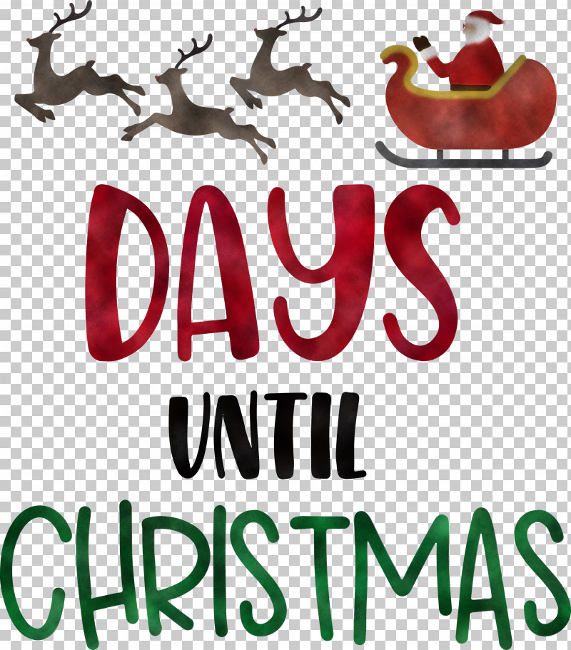 Days Until Christmas Christmas Santa Claus PNG, Clipart, Biology, Christmas, Days Until Christmas, Deer, Logo Free PNG Download