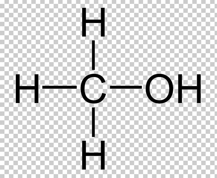 Methanol Chemical Formula Alcohol Methyl Group Chemical Compound PNG, Clipart, Alcohol, Angle, Area, Black And White, Brand Free PNG Download