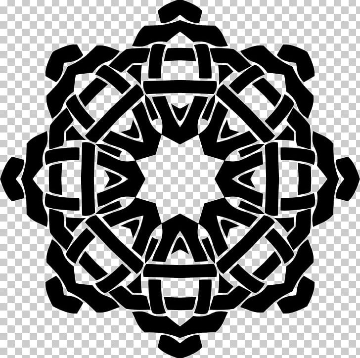Celtic Knot Mandala Black And White PNG, Clipart, Art, Black, Black And White, Celtic Knot, Celts Free PNG Download