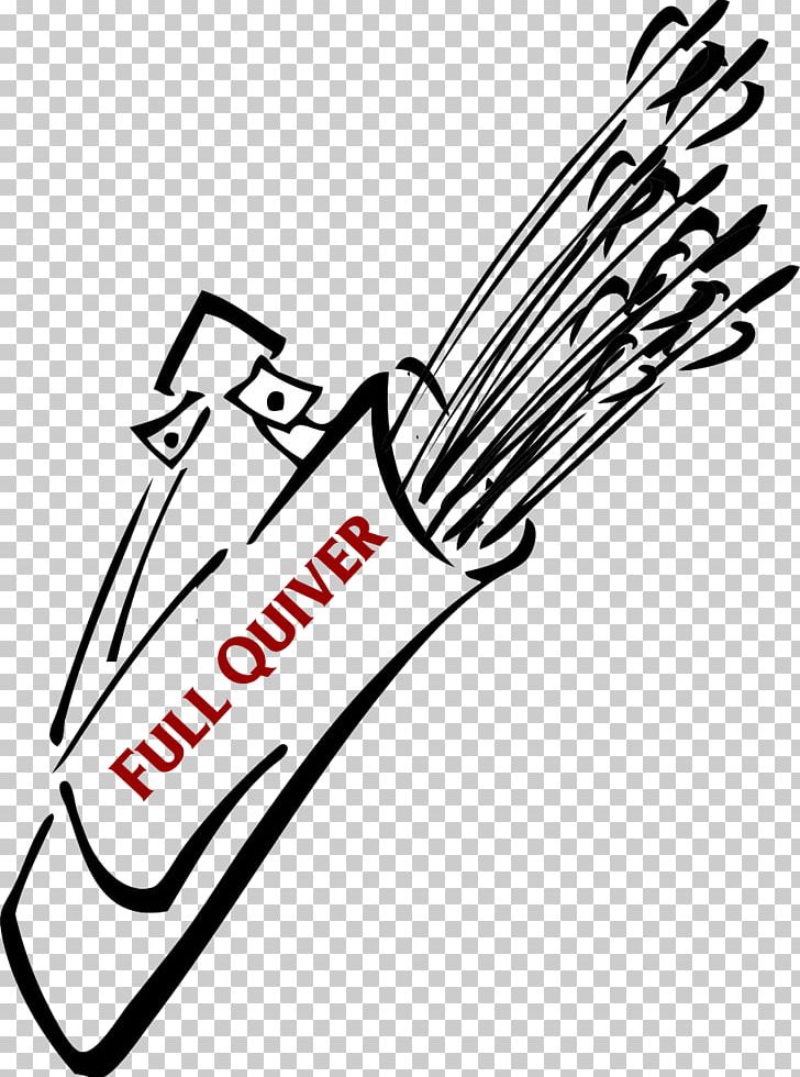 Quiver Drawing Hunting Coloring Book Arrow PNG, Clipart, Archery, Area, Arrow, Artwork, Black And White Free PNG Download