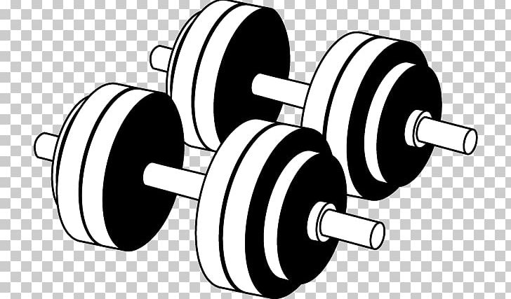 Dumbbell Exercise Fitness Centre Barbell PNG, Clipart, Art Black, Auto Part, Barbell, Black And White, Circle Free PNG Download