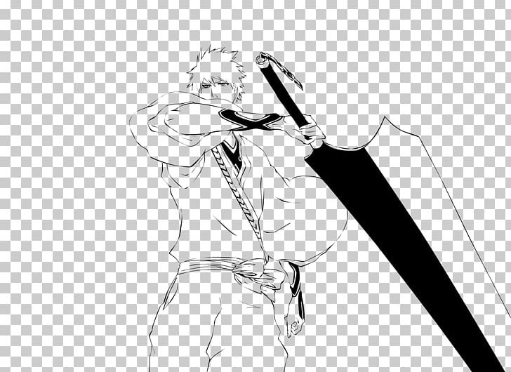 Ichigo Kurosaki Line Art Sketch PNG, Clipart, Arm, Art, Artist, Atom Ant, Black Free PNG Download