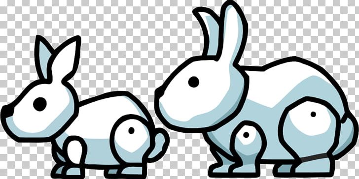 Scribblenauts Unlimited Scribblenauts Unmasked: A DC Comics Adventure Domestic Rabbit PNG, Clipart, Area, Black And White, Dog Like Mammal, Domestic Rabbit, Fox Free PNG Download