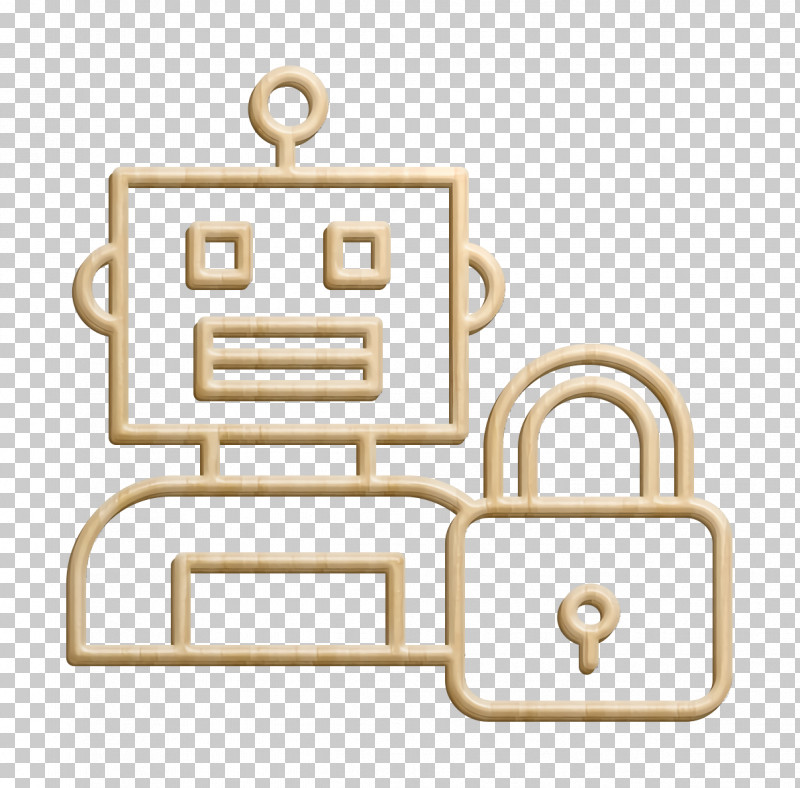 Lock Icon Robot Icon Robots Icon PNG, Clipart, Brass, Hardware Accessory, Lock, Lock Icon, Metal Free PNG Download