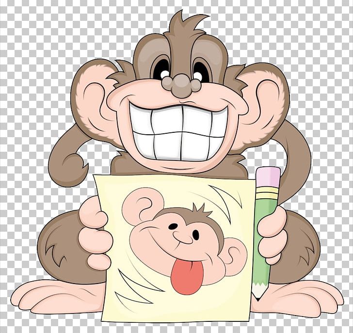Monkey Cartoon PNG, Clipart, Animals, Art, Cartoon, Child, Ear Free PNG Download