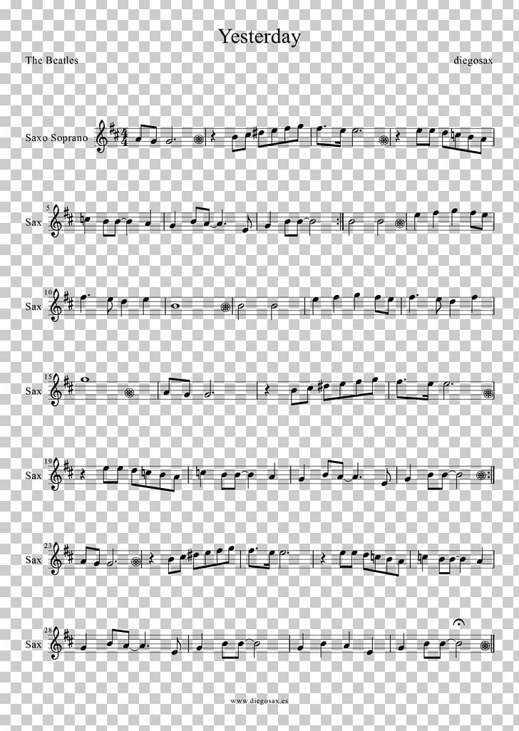 Soprano Saxophone Sheet Music Tenor Saxophone Violin PNG, Clipart, Alto Saxophone, Angle, Area, Beatles, Black Free PNG Download