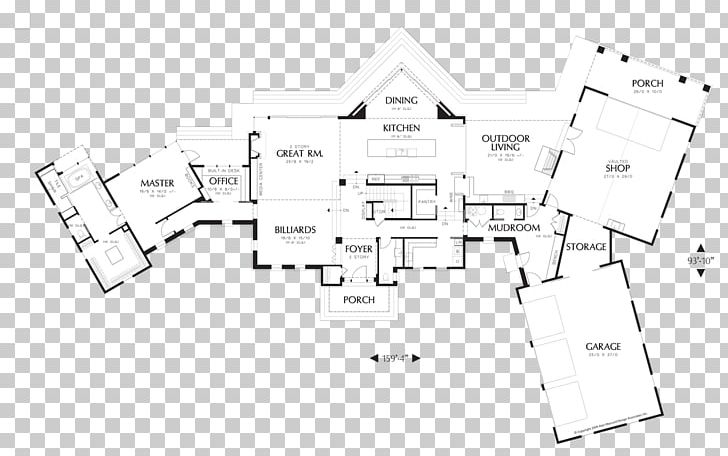 House Plan Floor Plan Breezeway PNG, Clipart, Angle, Area, Bedroom, Black And White, Breezeway Free PNG Download