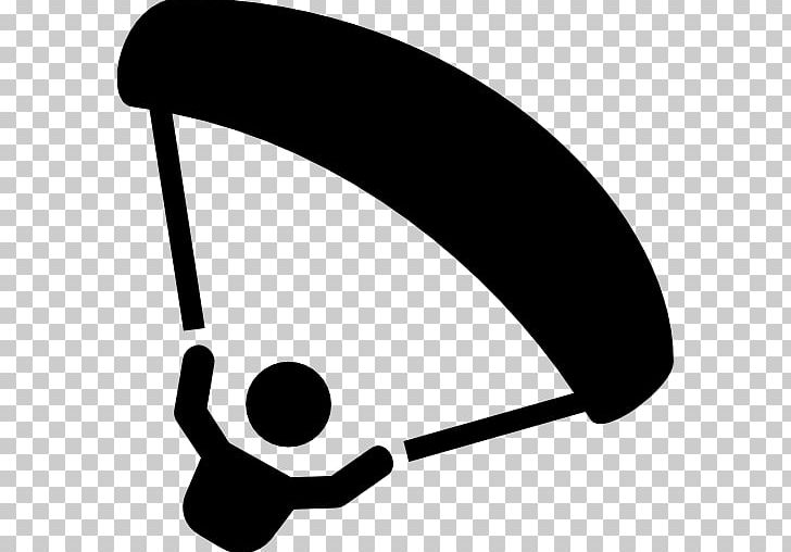 Computer Icons Paragliding Gleitschirm PNG, Clipart, Angle, Audio, Audio Equipment, Black, Black And White Free PNG Download