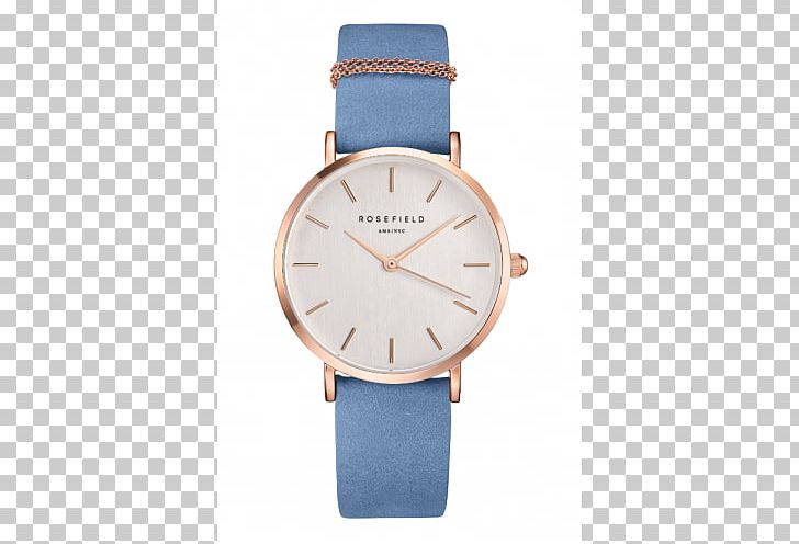 ROSEFIELD The West Village Watch Blue Jewellery Strap PNG, Clipart, Accessories, Blue, Clock, Fossil Group, Gold Free PNG Download