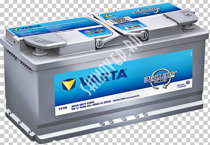 VRLA Battery Automotive Battery VARTA Car PNG, Clipart, Agm, Ampere Hour, Automotive Battery, Auto Part, Battery Free PNG Download