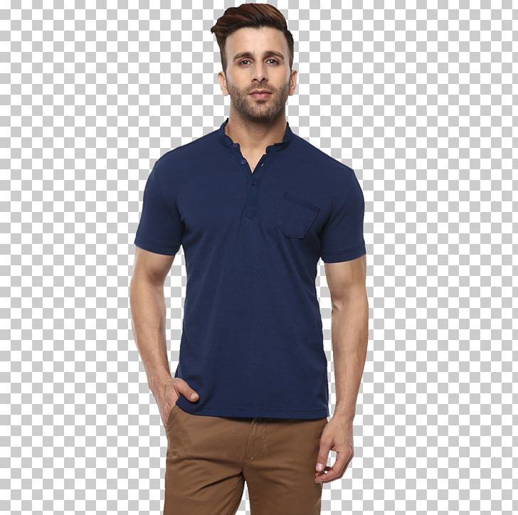 T-shirt Henley Shirt Sleeve Clothing PNG, Clipart, Blue, Clothing, Cobalt Blue, Collar, Crew Neck Free PNG Download