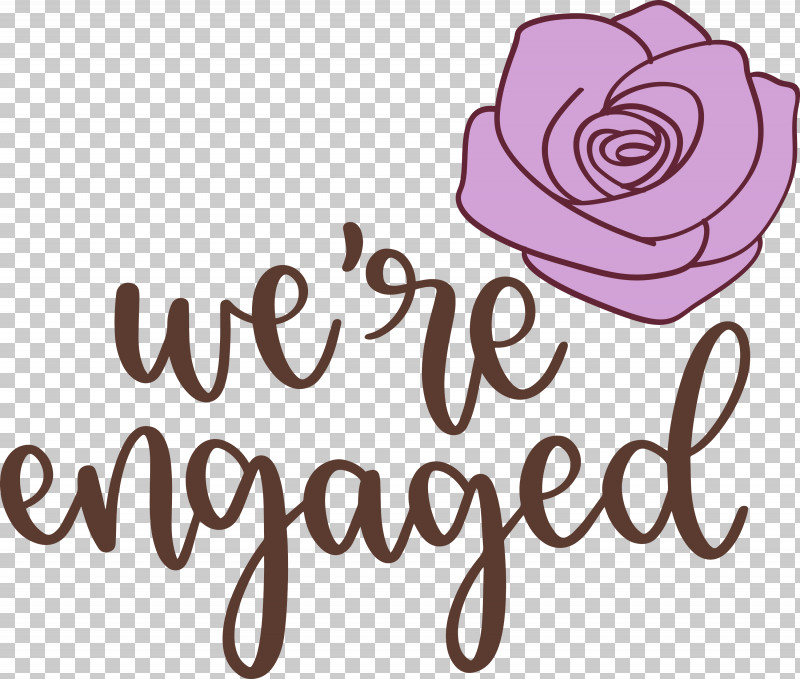 We Are Engaged Love PNG, Clipart, Cut Flowers, Floral Design, Flower, Logo, Love Free PNG Download