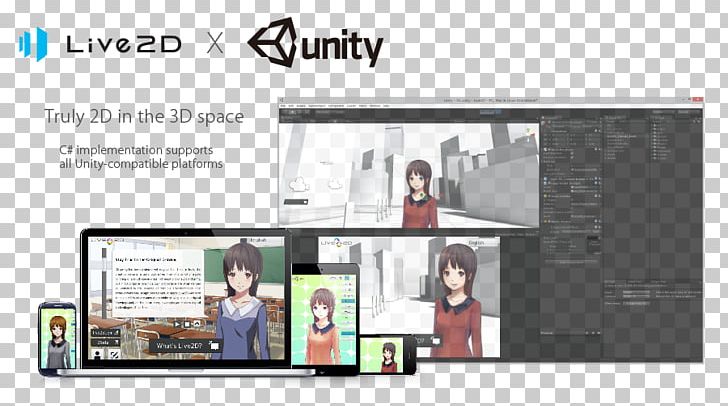 Unity 2D Computer Graphics Live2D Software Development Kit Computer Software PNG, Clipart,  Free PNG Download