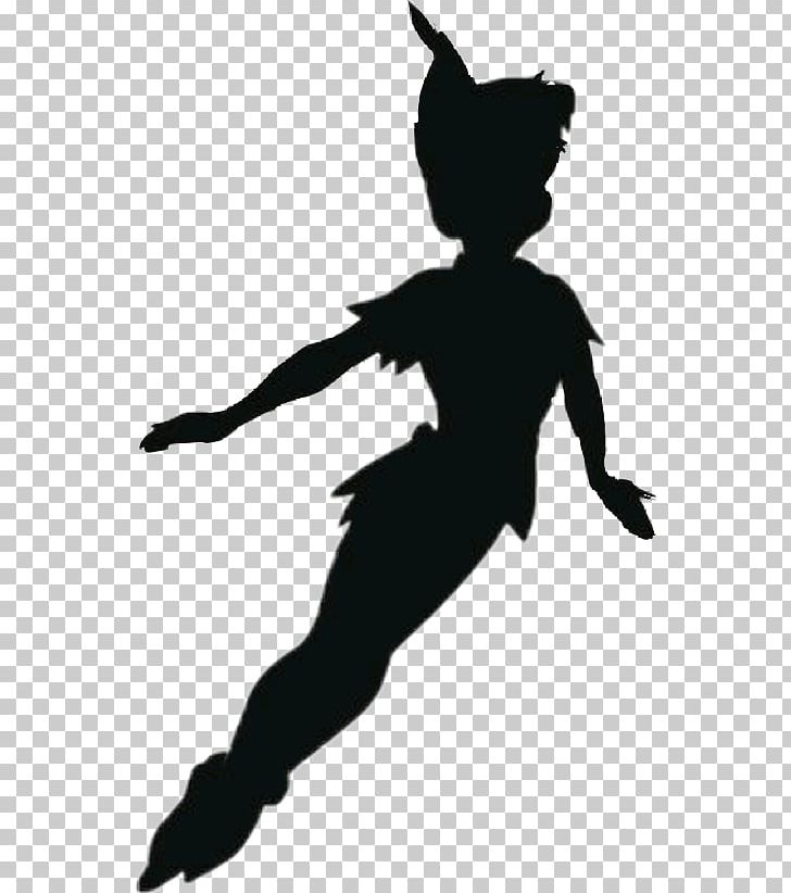 Peter Pan In Kensington Gardens Wendy Darling Tinker Bell Silhouette PNG, Clipart, Black And White, Cartoon, Dancer, Drawing, Event Free PNG Download