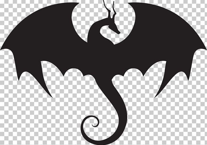 Dragon Silhouette PNG, Clipart, Art, Autocad Dxf, Bat, Black, Black And White Free PNG Download