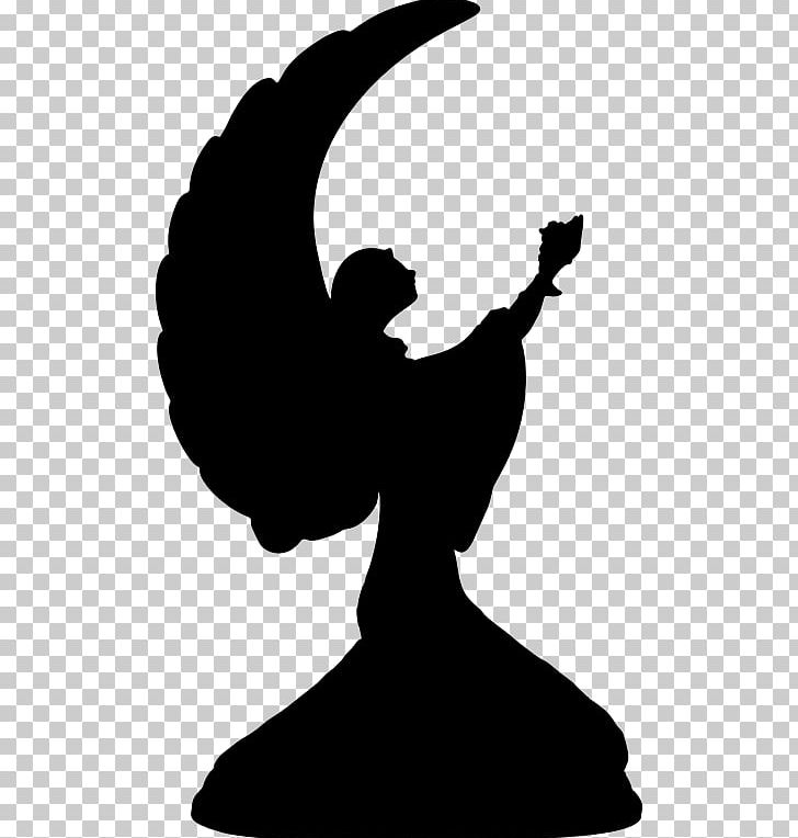 Cherub Silhouette Drawing PNG, Clipart, Angel, Animals, Black And White, Cherub, Computer Icons Free PNG Download