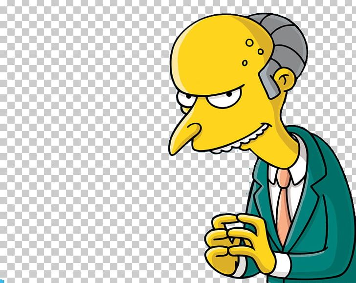 Mr. Burns Bart Simpson Waylon Smithers Ned Flanders Principal Skinner PNG, Clipart, Animation, Area, Art, Beak, Bird Free PNG Download