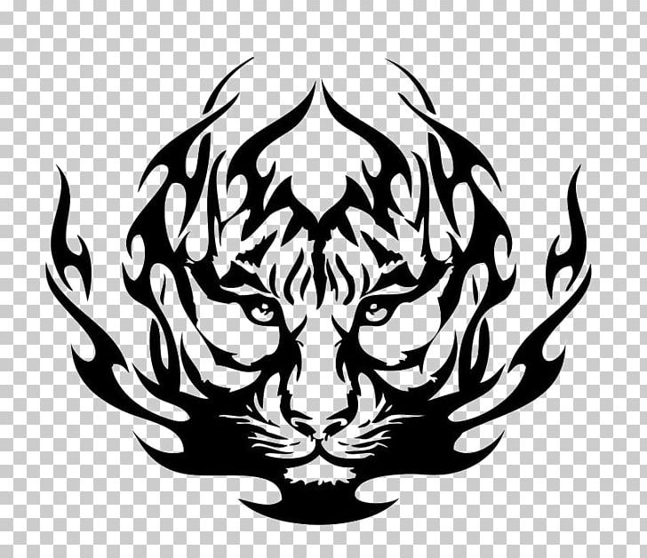 Tiger Tattoo PNG, Clipart, Animals, Art, Artwork, Big Cats, Black Free PNG Download